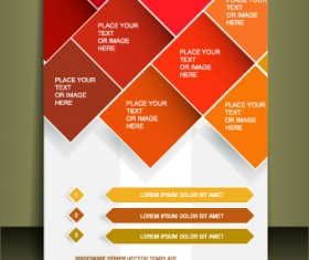 Cover flyer creative design vector 01