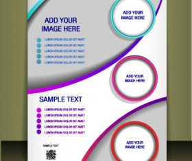 Cover flyer creative design vector 02