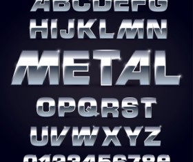 Creative Alphabets design vector set 01