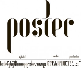 Creative Alphabets design vector set 05