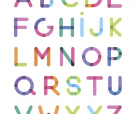 Creative Alphabets design vector set 09