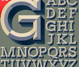 Creative Alphabets design vector set 11