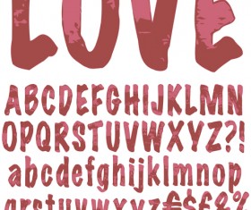 Creative Alphabets design vector set 14