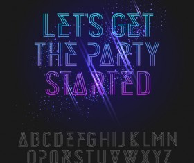 Creative Alphabets design vector set 15