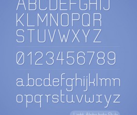 Creative Alphabets design vector set 16