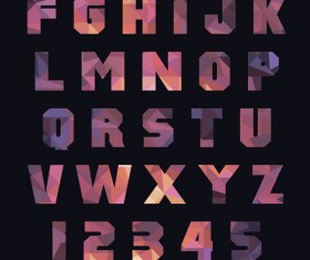 Creative Alphabets design vector set 17