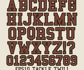 Creative Alphabets design vector set 18