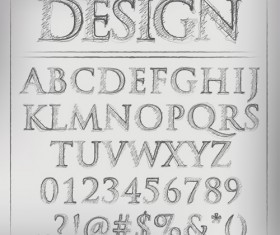 Creative Alphabets design vector set 22