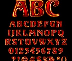 Creative Alphabets design vector set 23