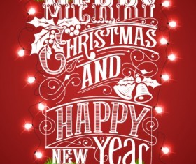 Creative Bulb Christmas vector background