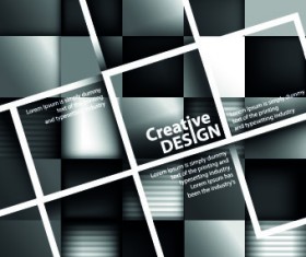Creative design geometry vector background 03