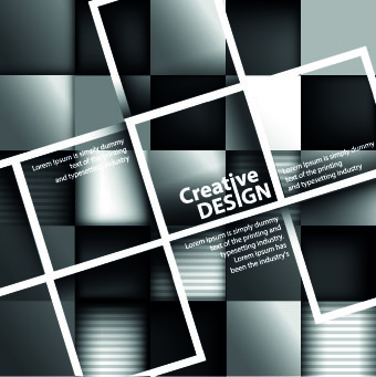 Creative design geometry vector background 03