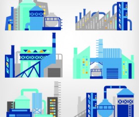Creative industial elements vector set 03