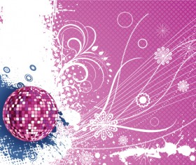 Creative vintage music background vector set 09