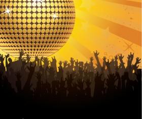 Creative vintage music background vector set 11