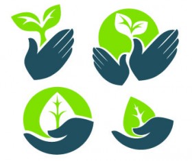 Eco style creative logos vector 01