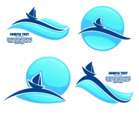 Eco style creative logos vector 03