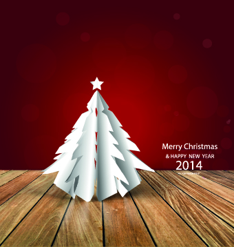 Floor and christmas background vector set 02