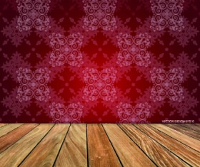 Floor and christmas background vector set 03