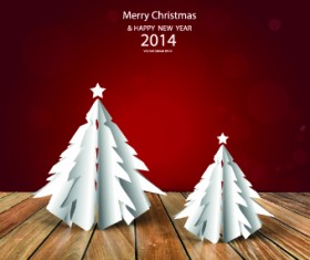 Floor and christmas background vector set 04
