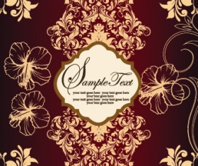 Floral and flower background vector