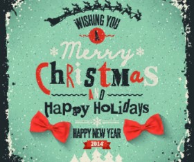 Grunge style 2014 Christmas holiday backgrounds 03