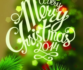 Halation 2014 Merry Christmas backgrounds vector 01