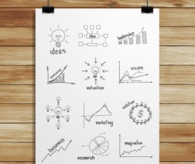 Hanging advertising board design vector 03