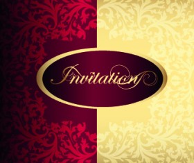 Ornate Invitation creative design background art 01