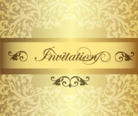 Ornate Invitation creative design background art 04