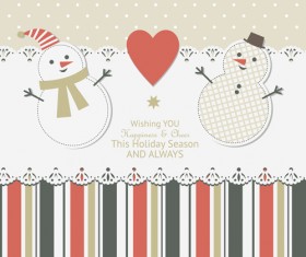 Set different of 2014 christmas vector background 06