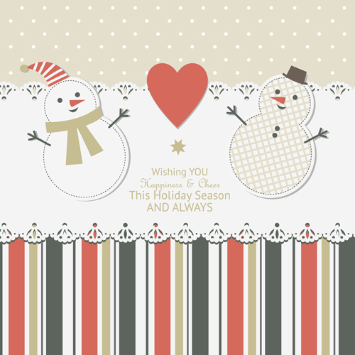 Set different of 2014 christmas vector background 06