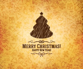 Set different of 2014 christmas vector background 08