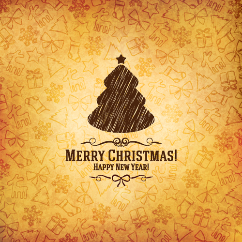 Set different of 2014 christmas vector background 08