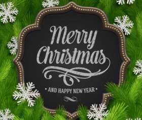 Vector set of Christmas background design 02