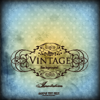 Vintage and retro backgrounds design vector 03