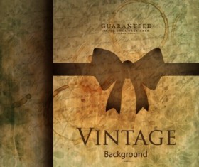 Vintage style grunge vector background set 05