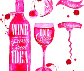Wine creative design vector graphics 01