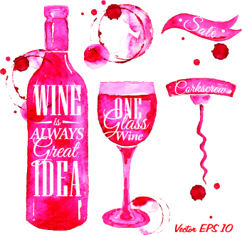 Wine creative design vector graphics 01