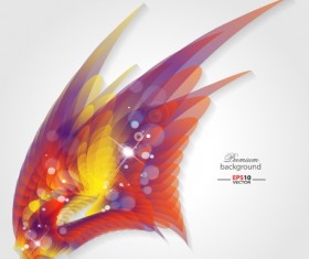 Abstract shapes shiny background vector 03