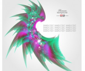 Abstract shapes shiny background vector 04