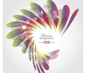 Abstract shapes shiny background vector 05