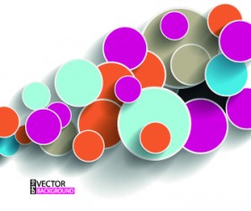 Modern abstract shapes background vector 01