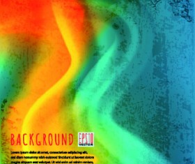 Colored abstract background design vector 02