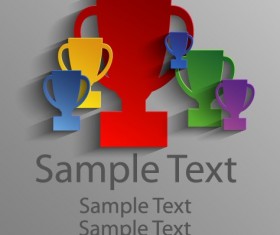 Colored elements creative background vector 04