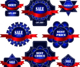 Exquisite labels decorative design vector illustration 04