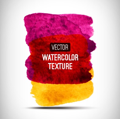 Abstract watercolor texture background vector 05
