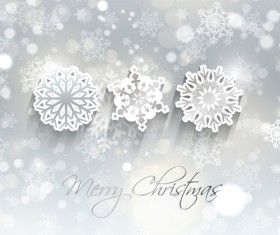 2014 Merry Christmas snowflake background graphics 05