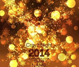 2014 New Year Holiday Halation background 02