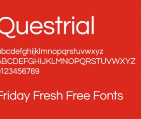 Modern font set